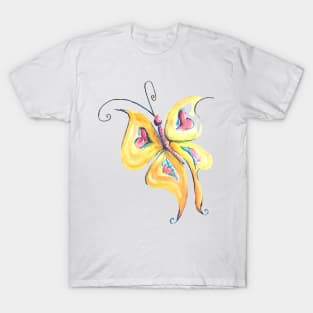 yellow butterflies T-Shirt